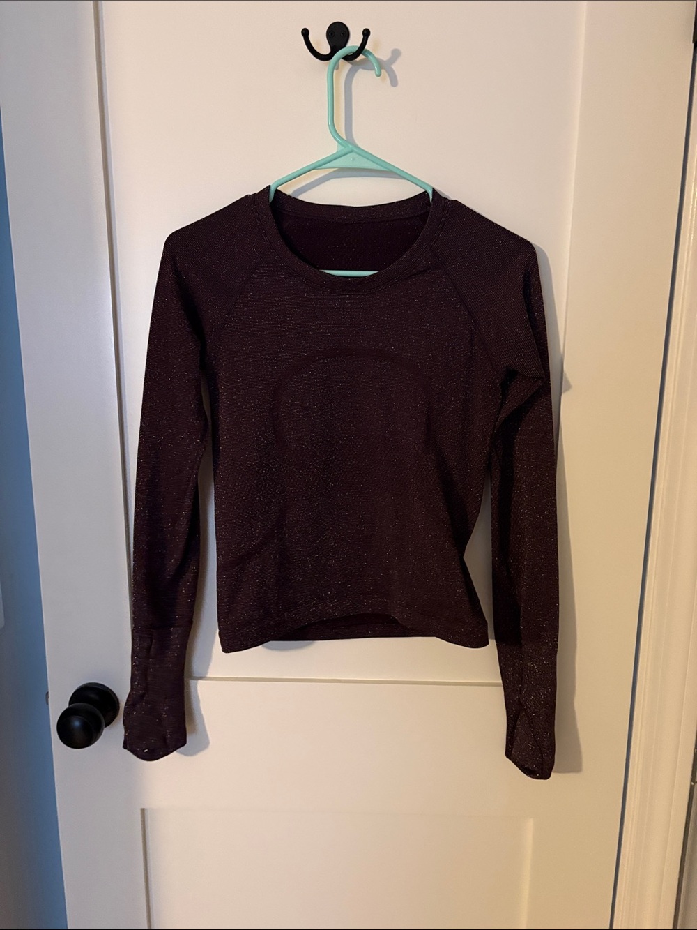 lululemon athletica Long Sleeve Sparkle Top - Plum